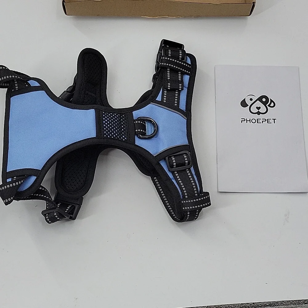 Blue and Black Dog Harness - Picture 9 of 16